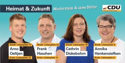 Oeltjen. Haschen. Dickebohm. Henkensiefken.